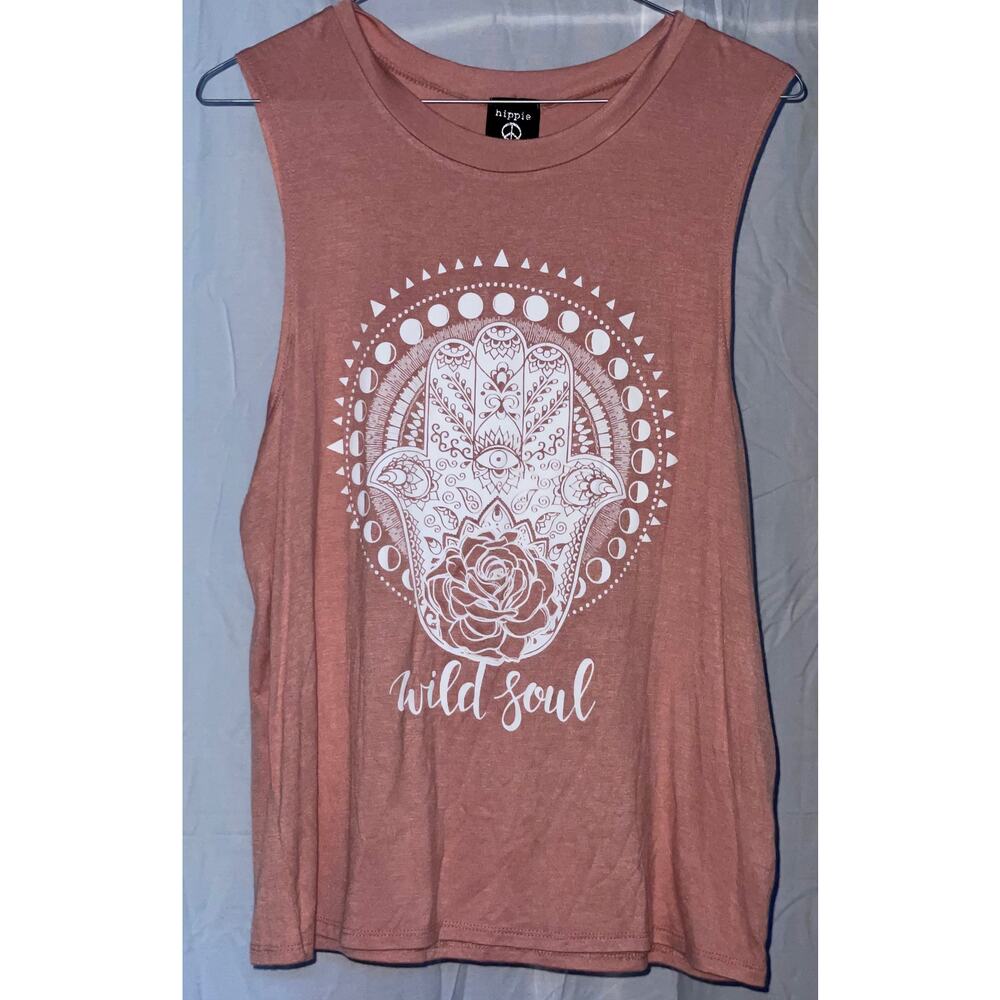 Hippie Chic Wild Soul Tank sz m EUC VERY SOFT!